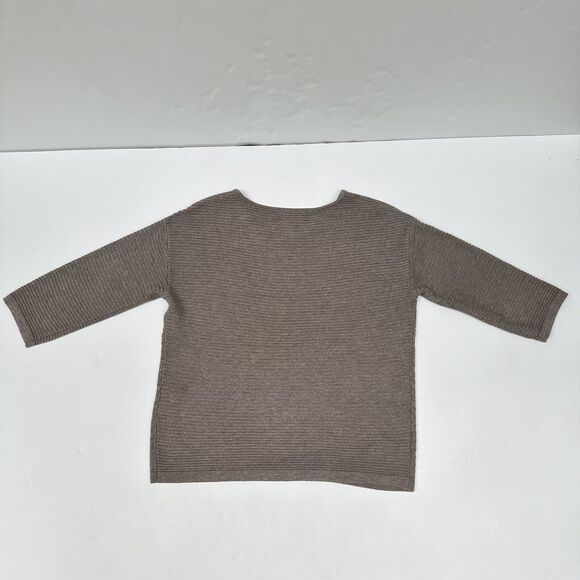 Chicos Touch Of Cashmere Sweater Sz 0 US 4 Quiet Luxury Minimalist Casual Office - Picture 12 of 16